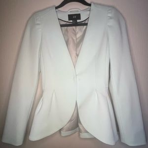 H&M Blazer in dusty light teal